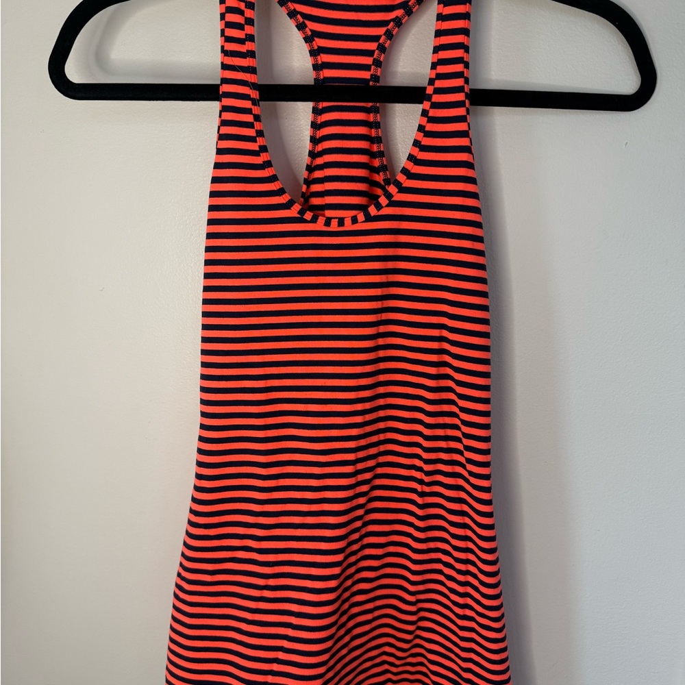 Striped Tank Top in Red and Black